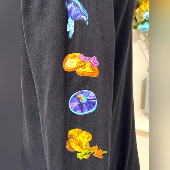 Vans Classic Fit Black Long Sleeve Men's Shirt size Medium/ skate sessions/ - Picture 5 of 6